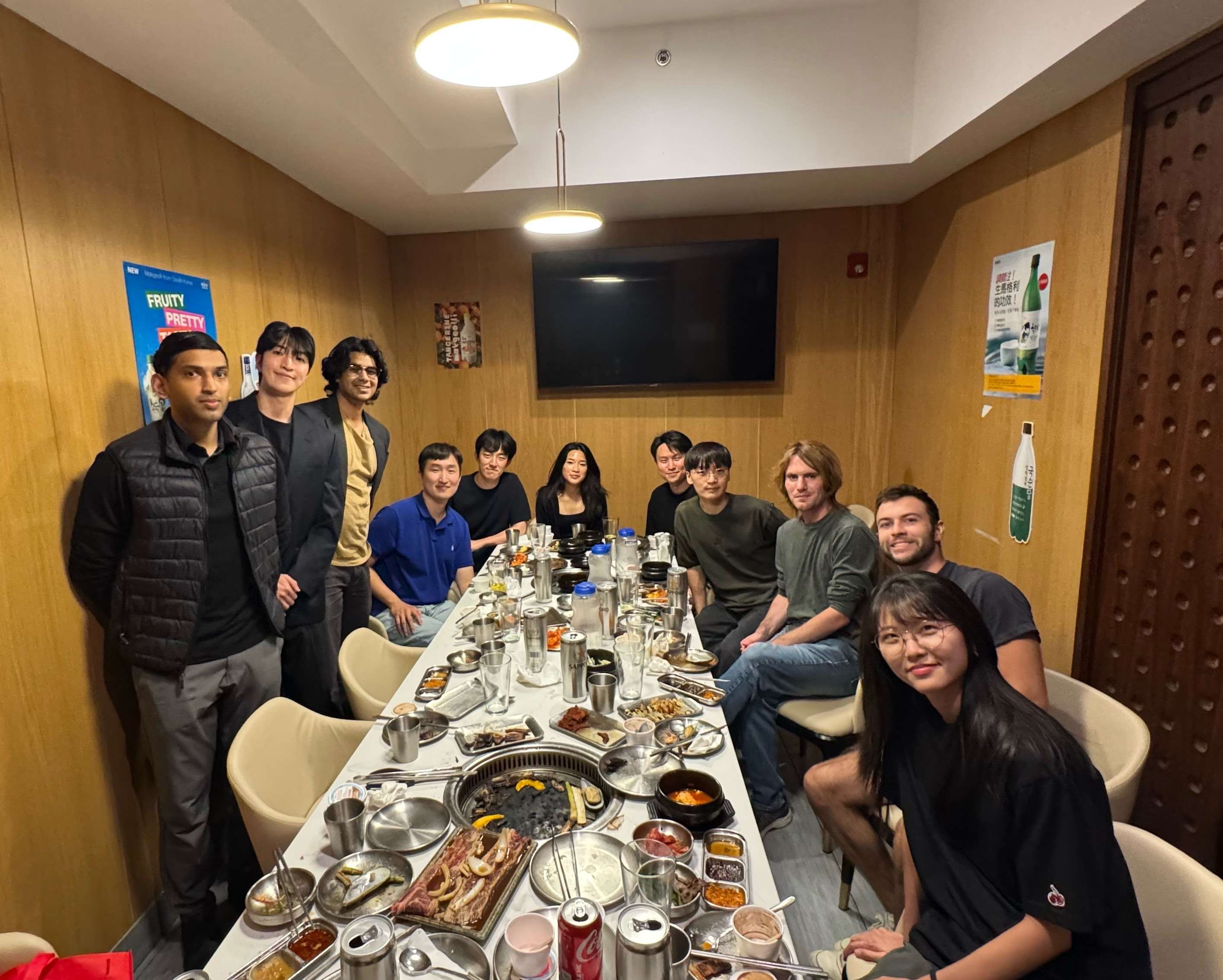 Farewell dinner with the Cheema Group, MIT